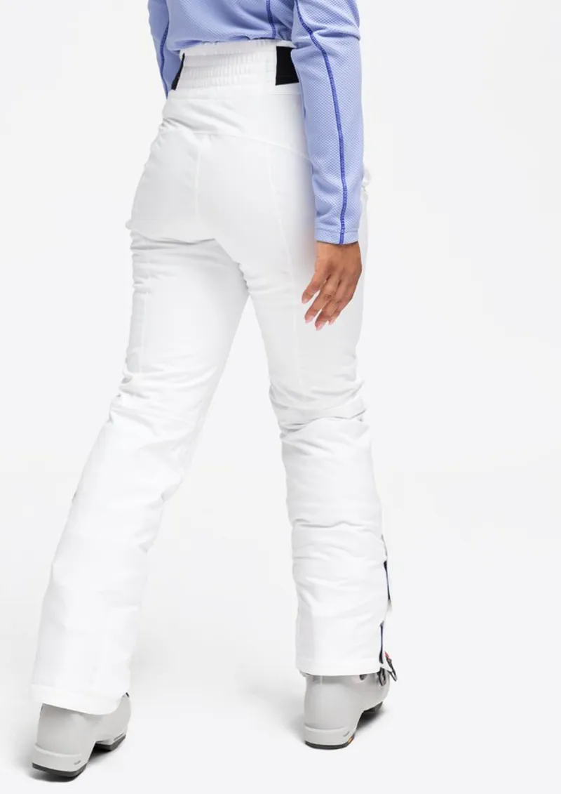 2024 Maier Allissia Slim SHORT Womens ski pants white-3